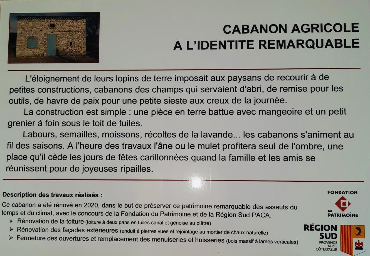Le Cabanon Des Lavandes Entre Mont Ventoux Et Luberon 소-드-보퀼리즈 외부 사진